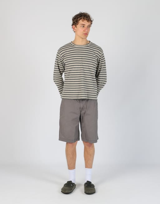 Vintage Tommy Hilfiger 33x20 woven straight shorts in grey