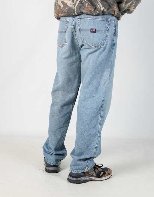 Vintage Tommy Hilfiger 33x32 denim jeans in light blue