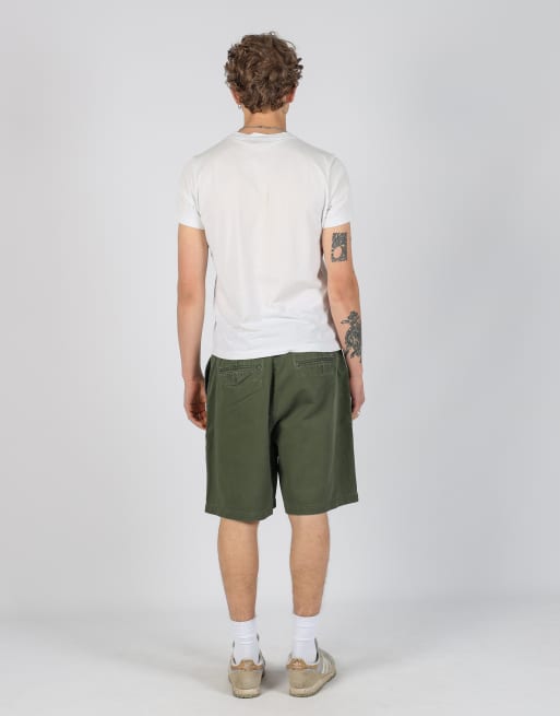 Vintage Tommy Hilfiger 36x28 canvas cargo shorts in dark green, 3 of 4