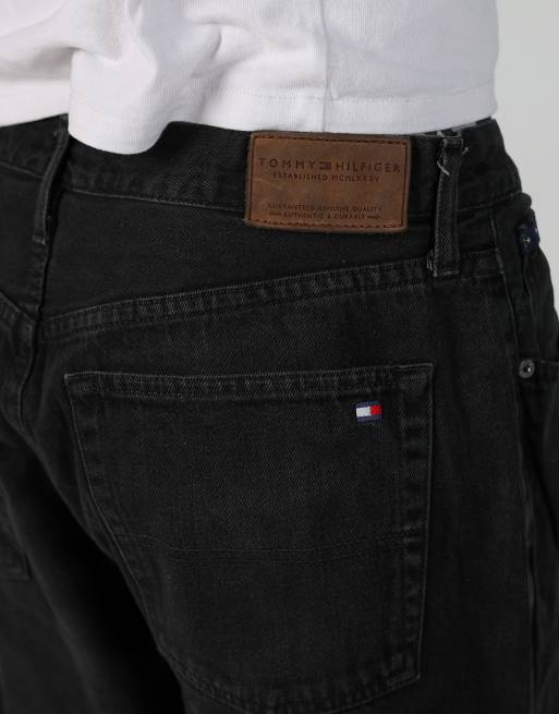 Vintage Tommy Hilfiger 36x32 denim jeans in black, 4 of 4