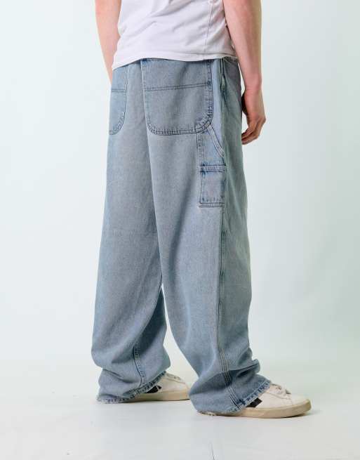 Vintage Tommy Hilfiger 38x34 Denim Hip Hop Baggy Jeans Blue