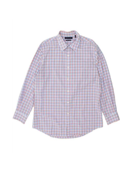 Vintage Tommy Hilfiger Athletic Fit Shirt Size 16 1/2 Large In Blue Check