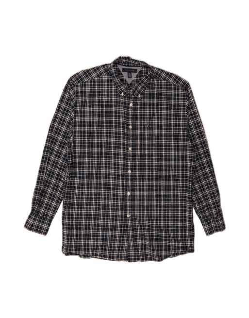 Vintage Tommy Hilfiger Big & Tall Shirt XL In Blue Check