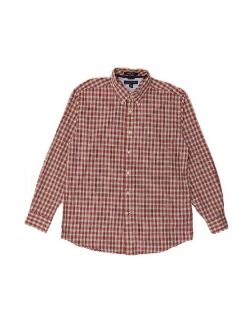 Vintage Tommy Hilfiger Big & Tall Shirt XL In Red Check