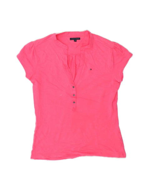 Vintage Tommy Hilfiger Blouse Top Uk 12 Medium In Pink - view 1