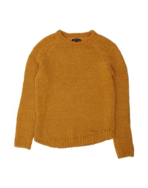 Vintage Tommy Hilfiger Boat Neck Jumper Sweater UK 14 Medium In Brown - view 1