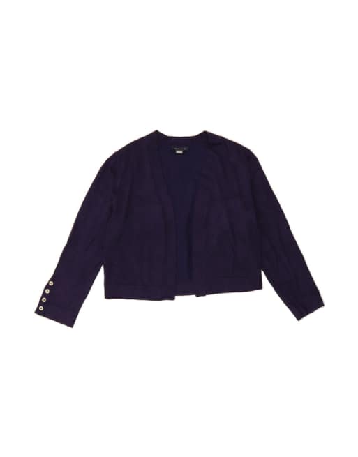 Vintage Tommy Hilfiger Bolero Jumper UK 14 Large In Blue