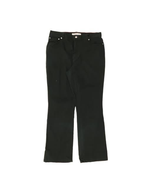 Vintage Tommy Hilfiger Bootcut Casual Trousers US 12 Large W36 L32 In Green