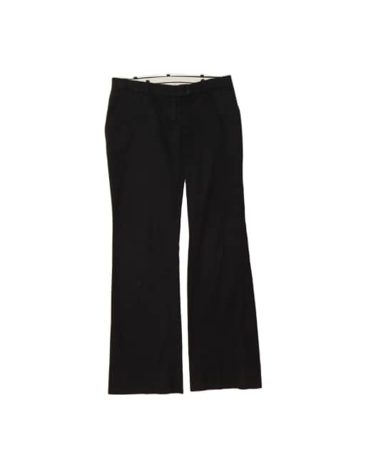 Vintage Tommy Hilfiger Bootcut Suit Trousers US 4 Small W30 L30 In Black