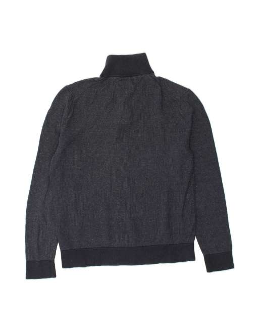Vintage Tommy Hilfiger Button Neck Sweatshirt Jumper XL In Blue, 2 of 4