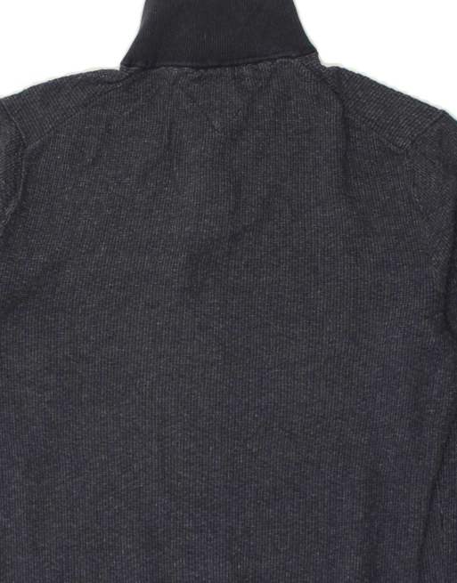 Vintage Tommy Hilfiger Button Neck Sweatshirt Jumper XL In Blue, 4 of 4