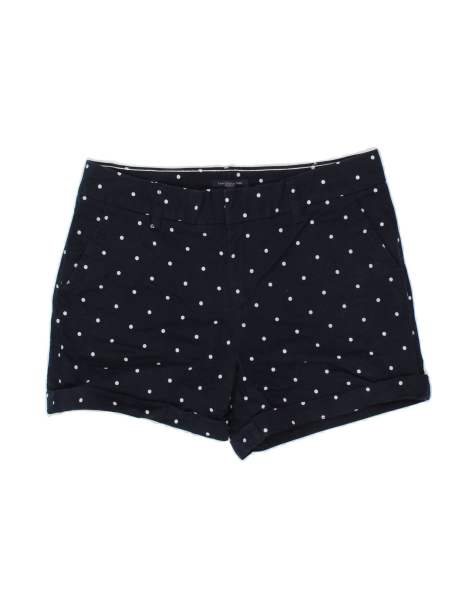 Vintage Tommy Hilfiger Chino Shorts US 10 Large W24 In Blue Polka Dot - view 1