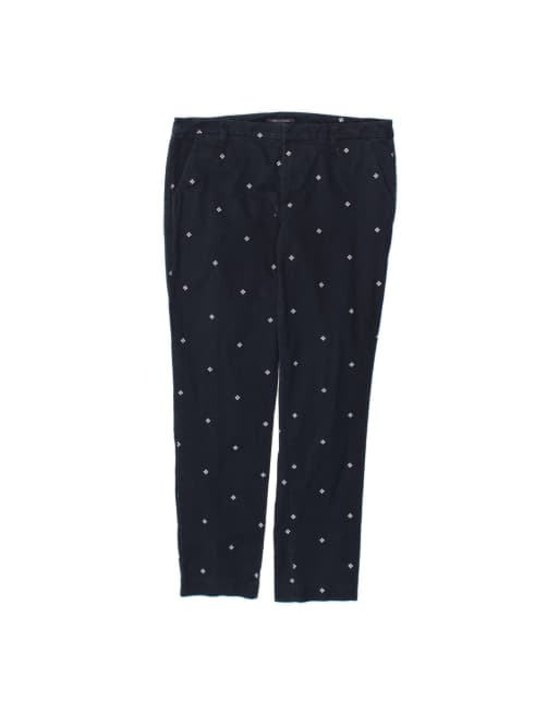 Vintage Tommy Hilfiger Chino Trousers US 6 Medium W30 L28 In Blue Spotted