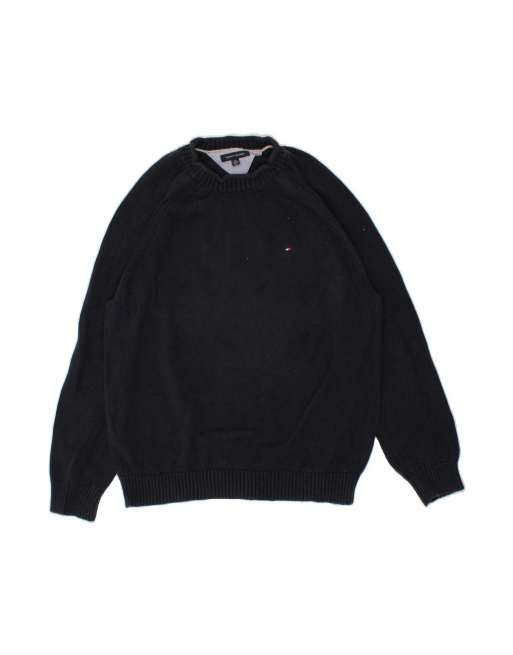 Vintage Tommy Hilfiger Crew Neck Jumper Sweater 2XL In Blue