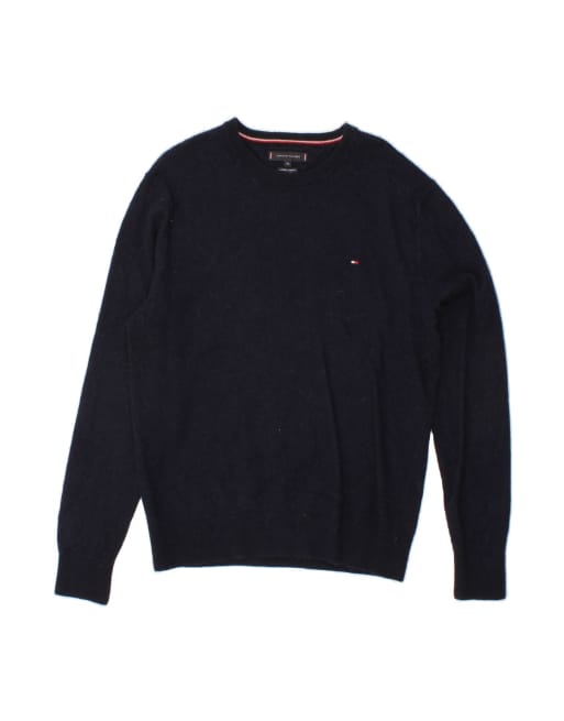 Vintage Tommy Hilfiger Crew Neck Jumper Sweater 2XL In Blue