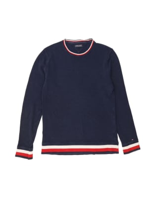 Vintage Tommy Hilfiger Crew Neck Jumper Sweater 2XL In Blue - view 1