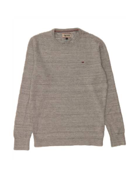Vintage Tommy Hilfiger Crew Neck Jumper Sweater Small In Grey - view 1