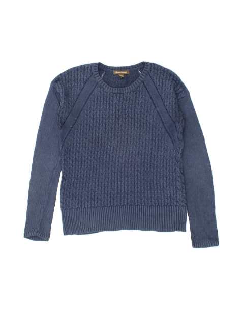 Vintage Tommy Hilfiger Crew Neck Jumper Sweater UK 14 Medium In Blue - view 1