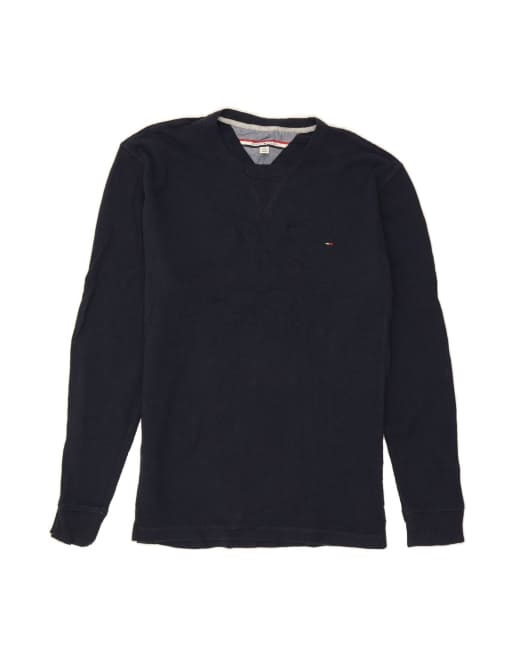 Vintage Tommy Hilfiger Crew Neck Jumper Sweater XL In Blue