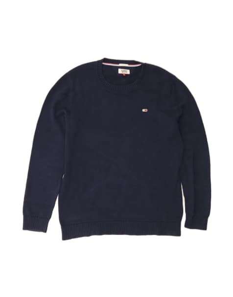 Vintage Tommy Hilfiger Crew Neck Jumper Sweater XL In Blue - view 1