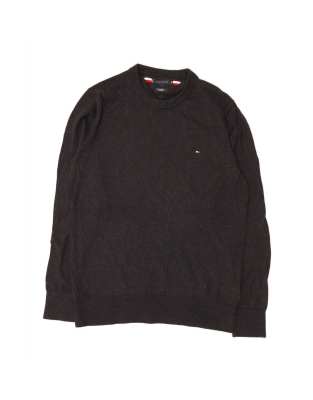 Vintage Tommy Hilfiger Crew Neck Jumper Sweater XL In Grey - view 1