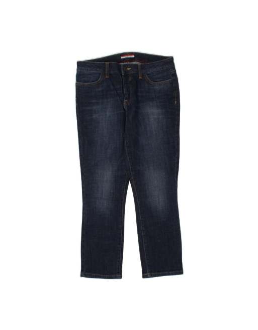 Vintage Tommy Hilfiger Cropped Jeans US 6 Medium W30 L25 In Blue