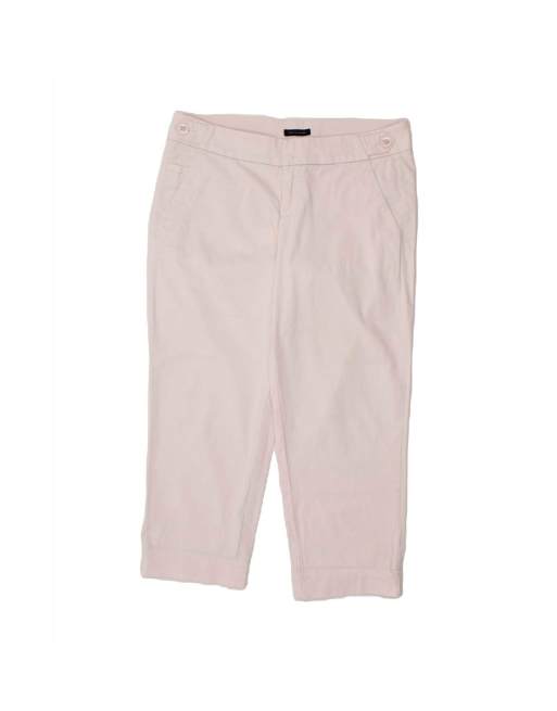 Vintage Tommy Hilfiger Cropped Trousers Us 10 Large W32 L25 In Pink