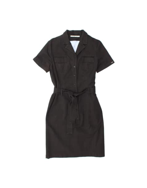 Vintage Tommy Hilfiger Denim Dress US 10 Large In Black - view 1