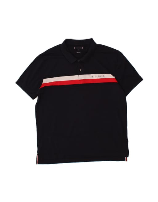 Vintage Tommy Hilfiger Fit Polo Shirt 2XL In Blue