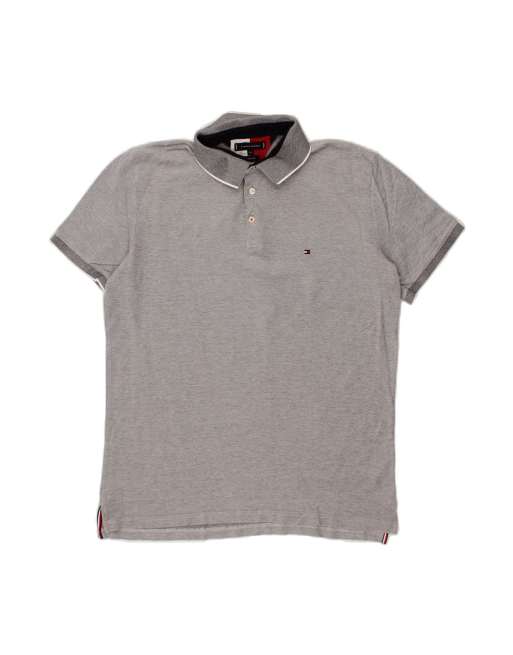 Vintage Tommy Hilfiger Fit Polo Shirt 2XL In Grey