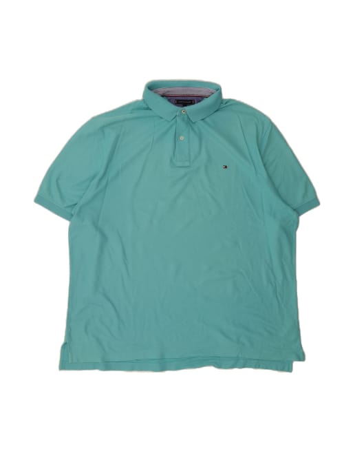 Vintage Tommy Hilfiger Fit Polo Shirt 4XL In Blue