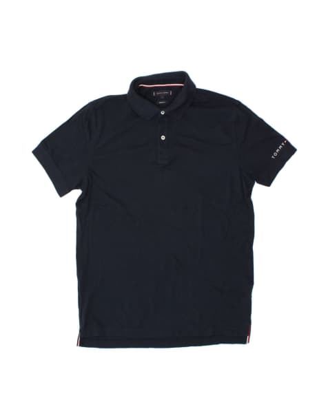 Vintage Tommy Hilfiger Fit Polo Shirt Large In Blue - view 1