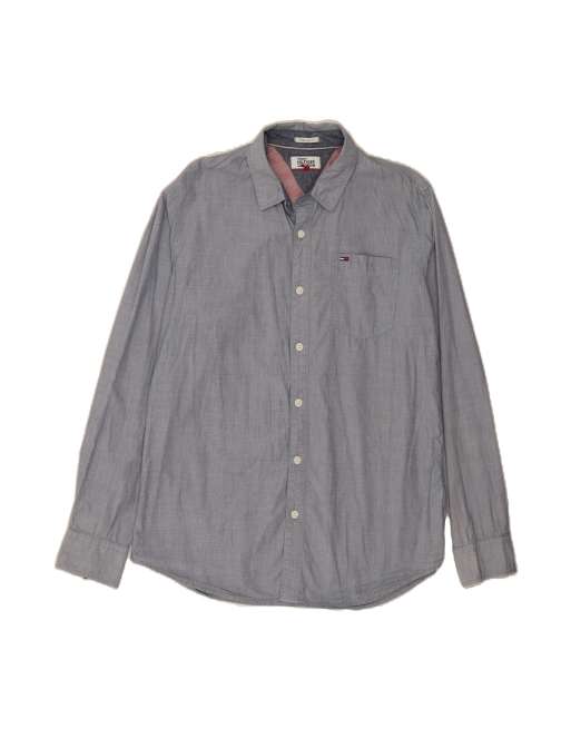 Vintage Tommy Hilfiger Fit Shirt Large In Blue