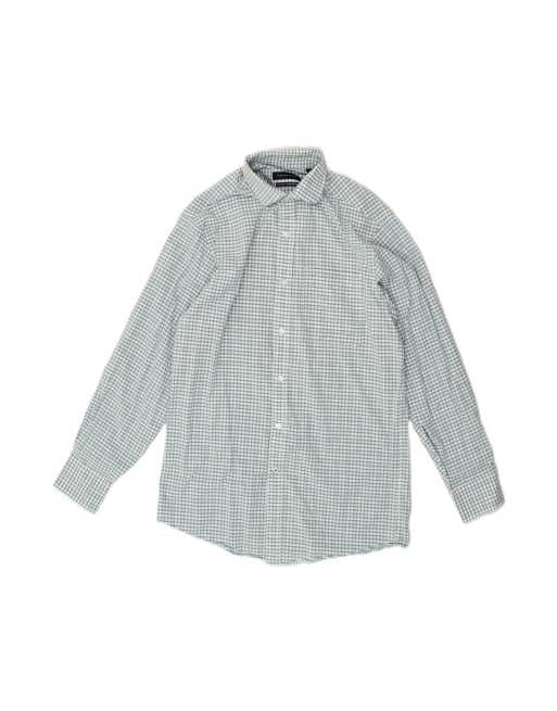 Vintage Tommy Hilfiger Fit Shirt Size 15 Medium In Green Check