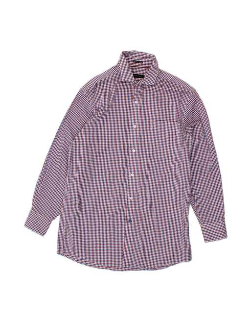 Vintage Tommy Hilfiger Fit Shirt Size 16 Large In Blue Check