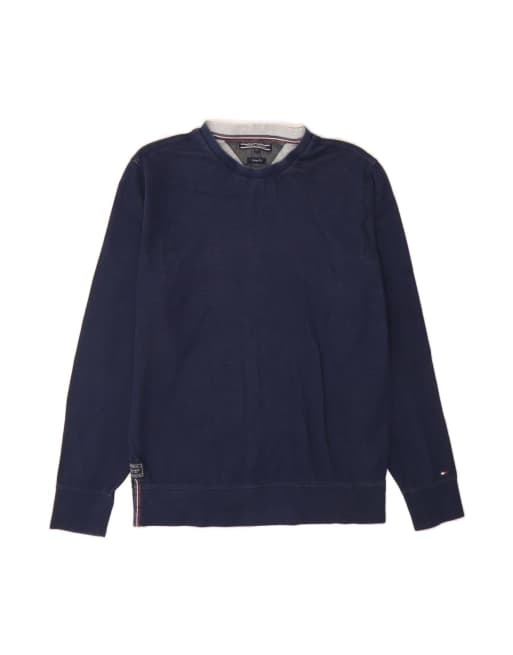Vintage Tommy Hilfiger Fit Sweatshirt Jumper Medium In Blue