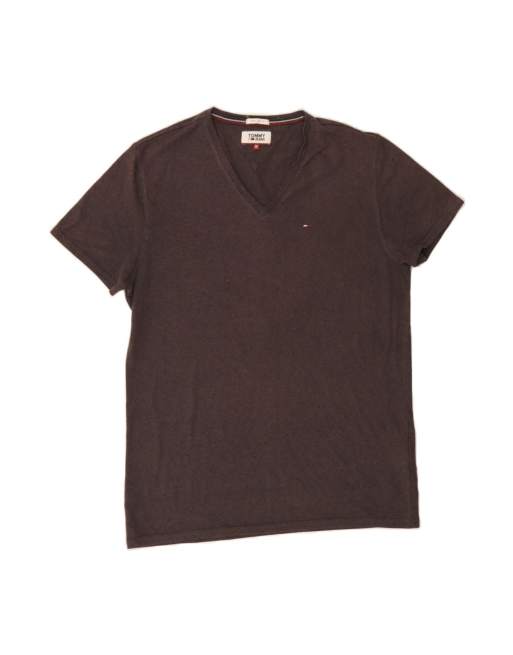 Vintage Tommy Hilfiger Fit T-shirt Top Medium In Brown