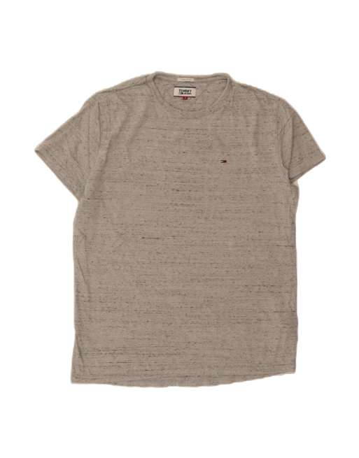 Vintage Tommy Hilfiger Fit T-shirt Top Small In Grey Flecked