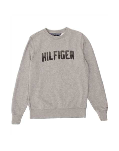 Vintage Tommy Hilfiger Graphic Sweatshirt Jumper Medium In Grey - view 1