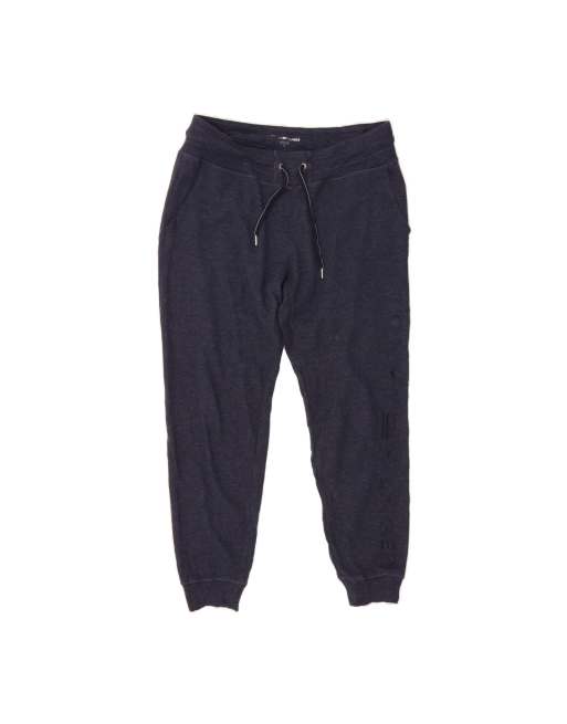Vintage Tommy Hilfiger Graphic Tracksuit Trousers Joggers Medium In Blue
