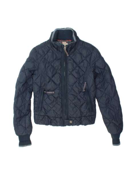 Vintage Tommy Hilfiger Heritage Padded Jacket UK 12 Medium In Blue - view 1