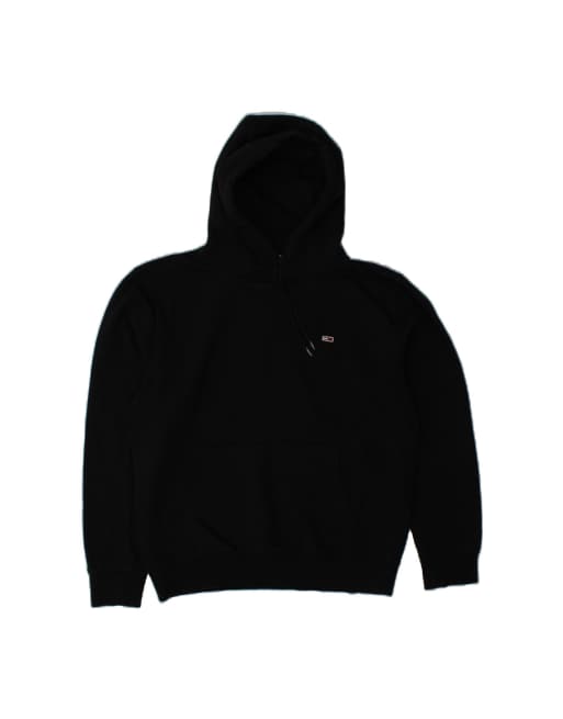 Vintage Tommy Hilfiger Hoodie Jumper Large In Black
