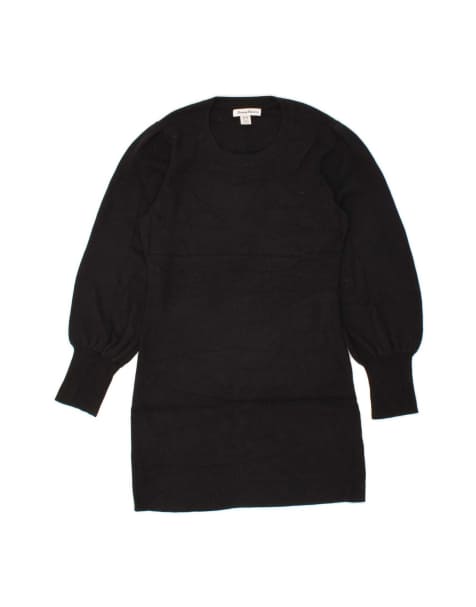 Vintage Tommy Hilfiger Jumper Dress UK 14 Medium In Black - view 1