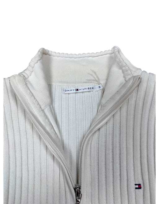 Vintage Tommy Hilfiger Knit Doube Zip Cardigan, 6 of 6