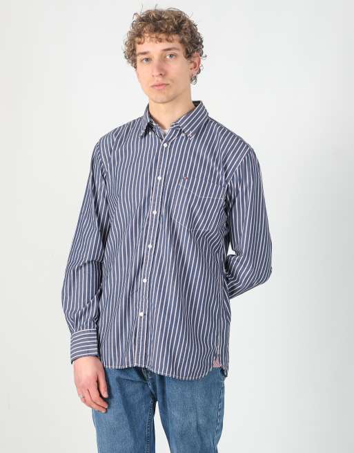 Vintage Tommy Hilfiger l long sleeve shirt in blue, 2 of 4