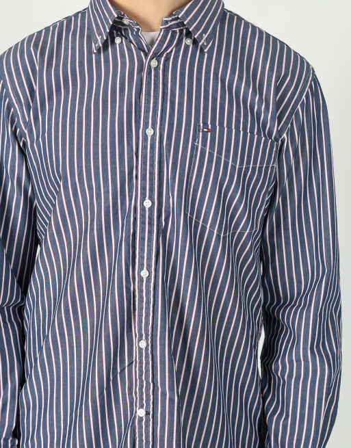 Vintage Tommy Hilfiger l long sleeve shirt in blue, 4 of 4