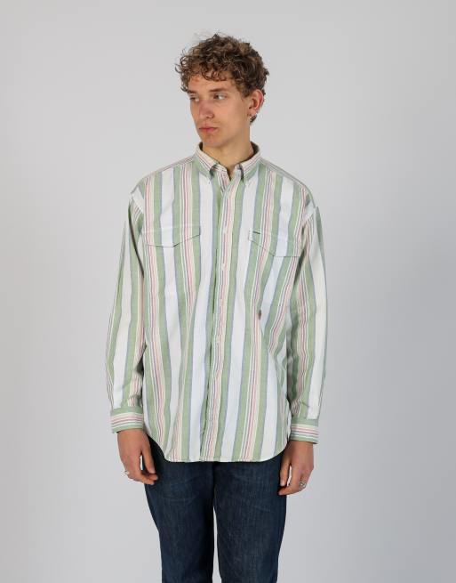 Vintage Tommy Hilfiger l long sleeve shirt in light green