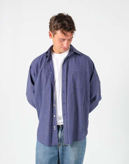 Vintage Tommy Hilfiger l long sleeve shirt in navy blue
