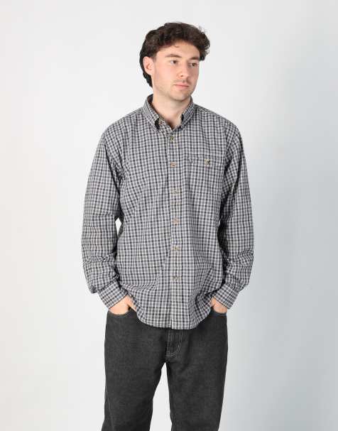 Vintage Tommy Hilfiger l long sleeve shirt in navy blue - view 1