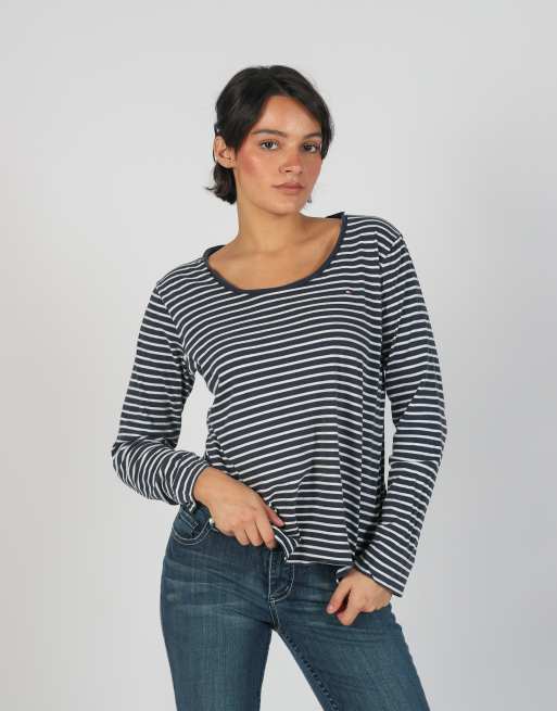 Vintage Tommy Hilfiger L long sleeve top in black, 3 of 4
